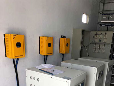 How to connect solar inverter and solar controller?