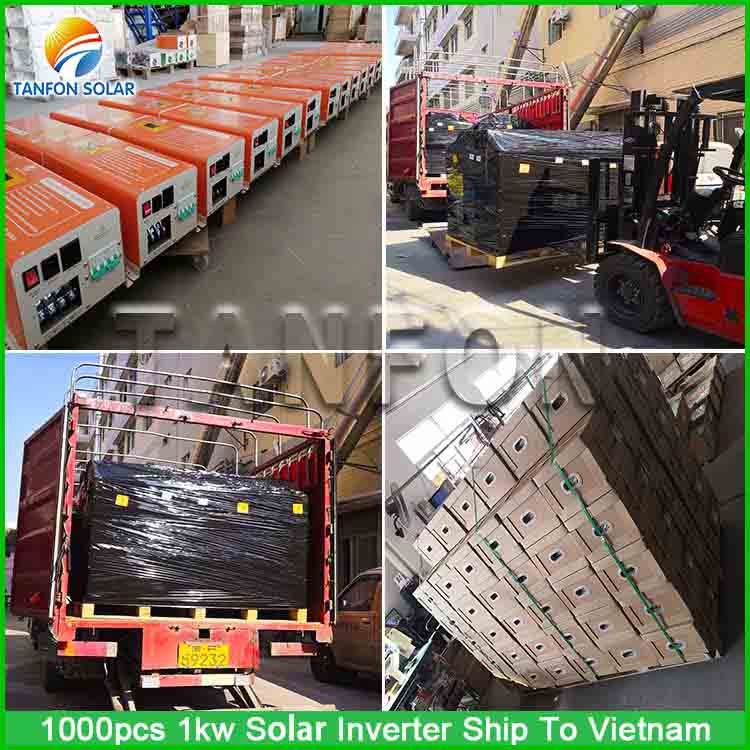 1000 sets 1kw solar inverter projects in Vietnam