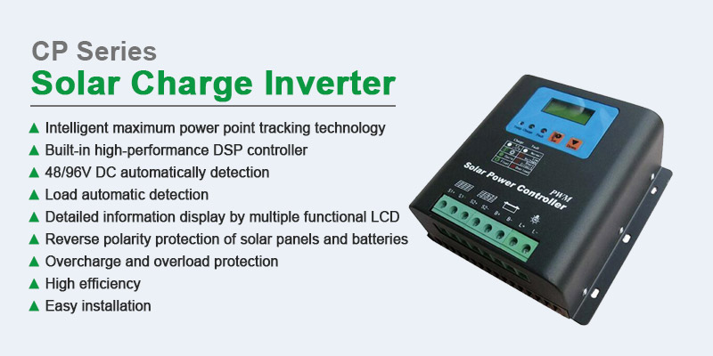 CP series PWM 24V 40A 60A solar charge controller