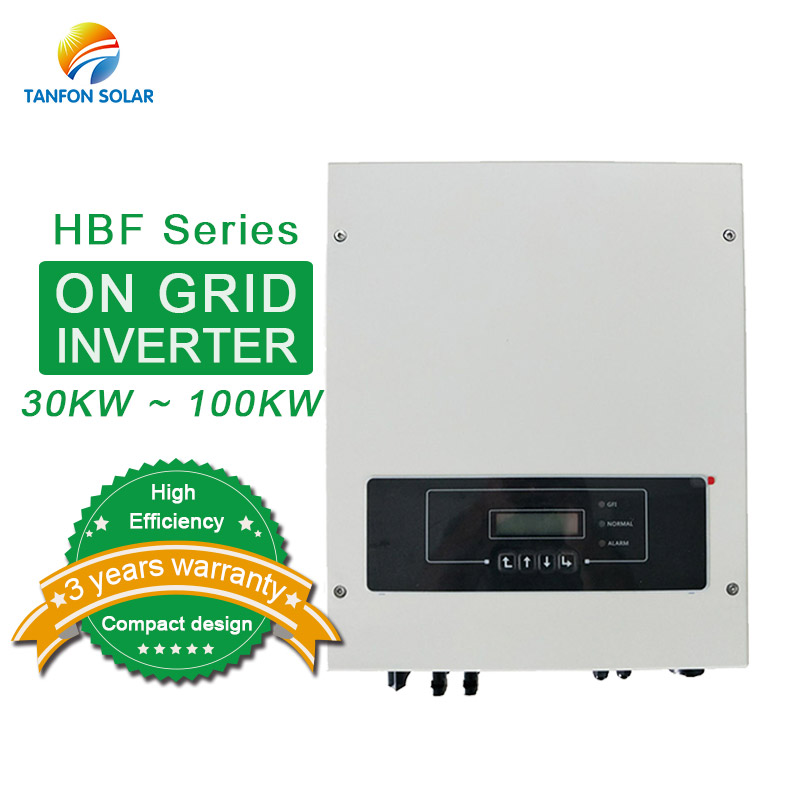 Three phase 30kw 50kw 100kw on grid solar inverter