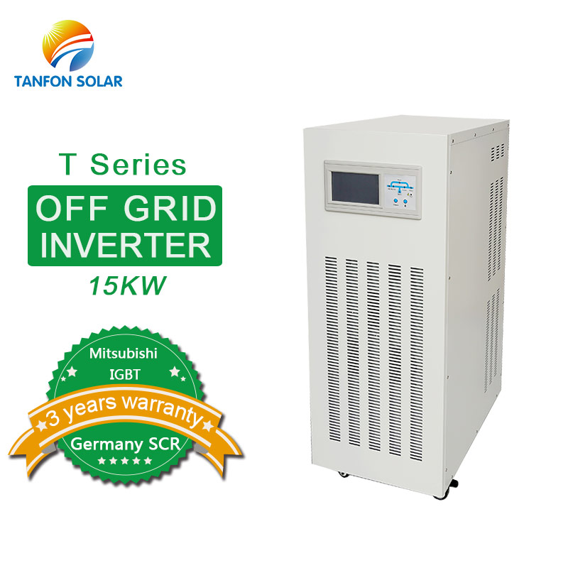 Three phase off grid IGBT 15kw solar inverter