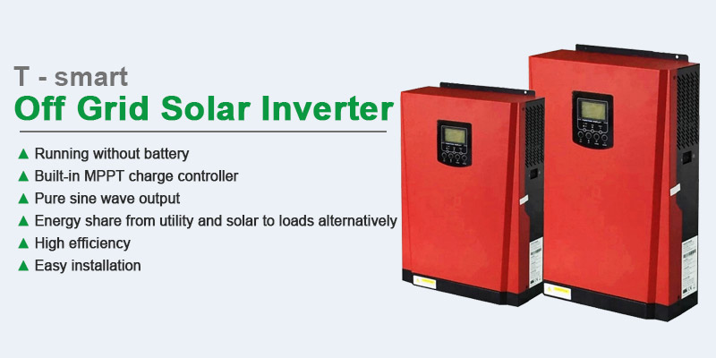 Off grid solar inverter without battery