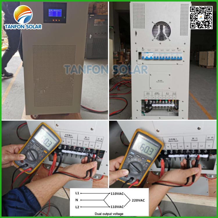 dual voltage output solar inverter 