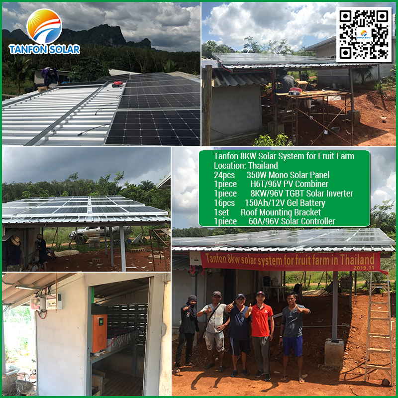 8KW PV panel solar power inverter for home system