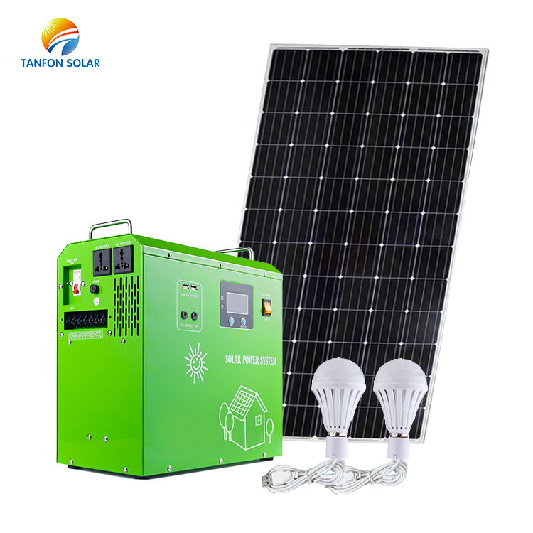 TANFON500W mini off grid portable solar generator with gel battery