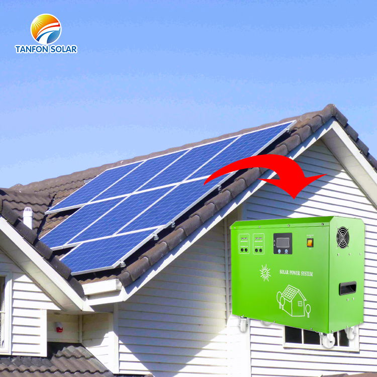 Three in one plug and play 3000W portable solar power generator