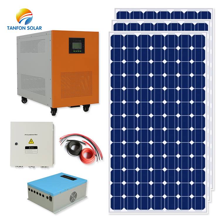 Why do Congolese people choose Tanfon 6kva solar panel kit