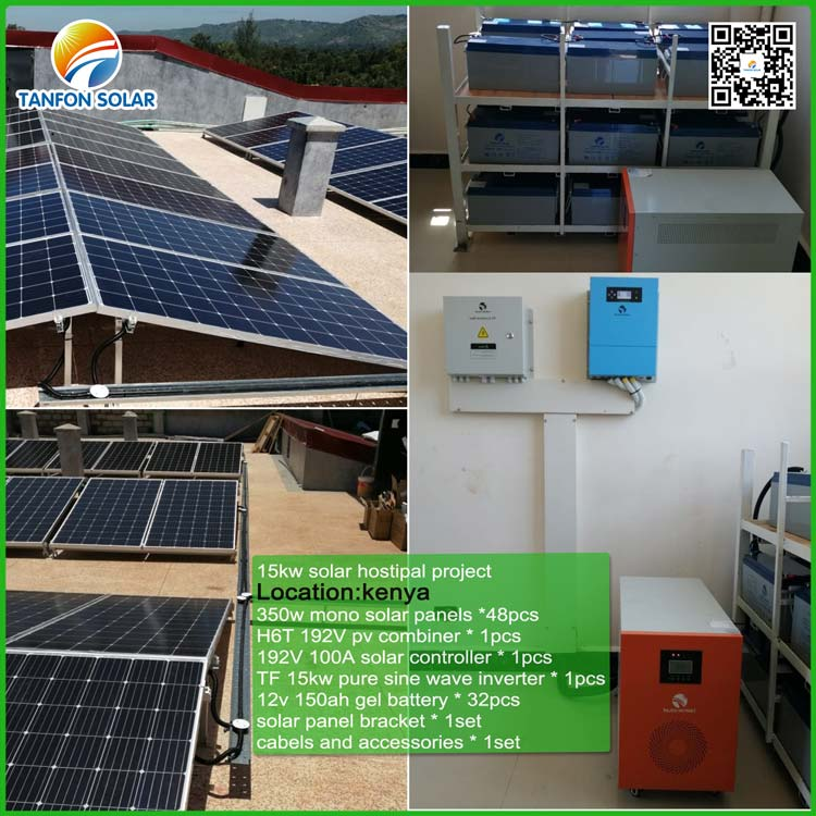 Kenya 15kva Hospital off grid solar system