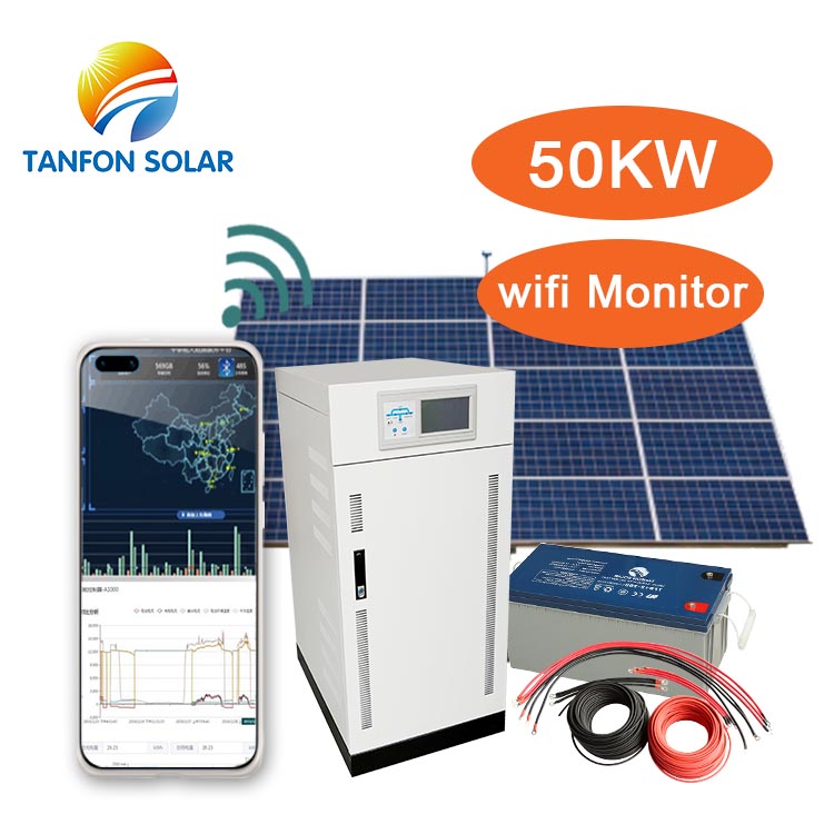off grid 50kw solar panel system solar mounting system with inverter battery