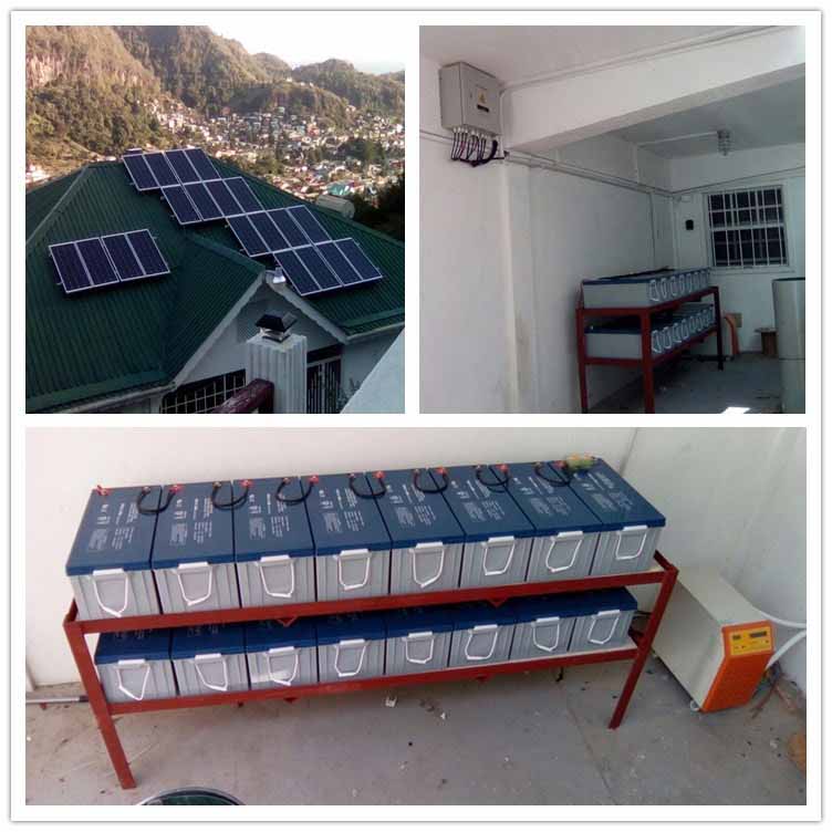 Mauritius off grid 5kw home solar system kit