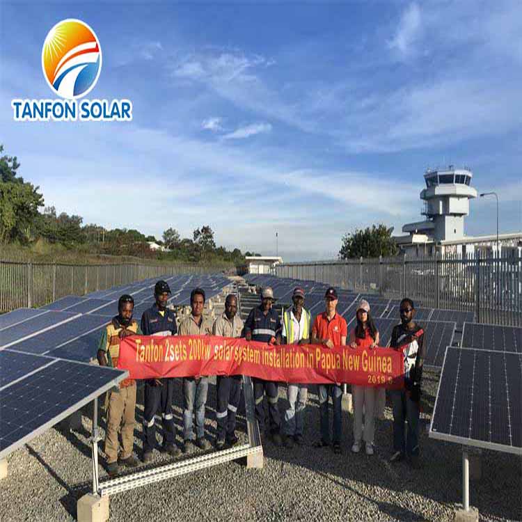 How 200KW Solar system for Factory in Papua New Guinea
