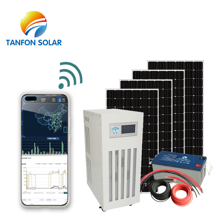 113amp off grid solar power system with lithium battery