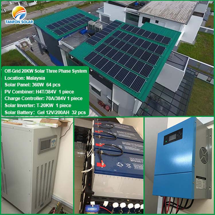 Malaysia Tanfon 20kw solar power inverter system​