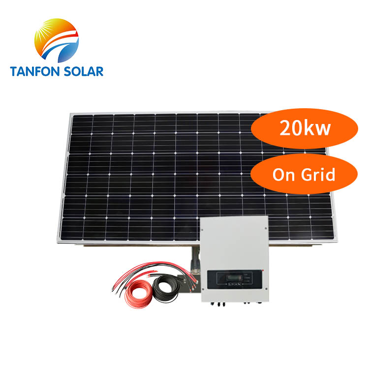 Wholesale Price Solar Generator 20KW On Grid Solar Panels For House