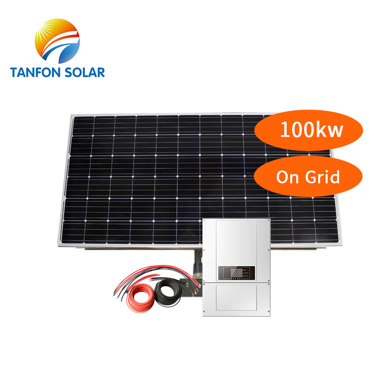 Solar Power Companies 100KW On Grid Solar Panels For Home Use