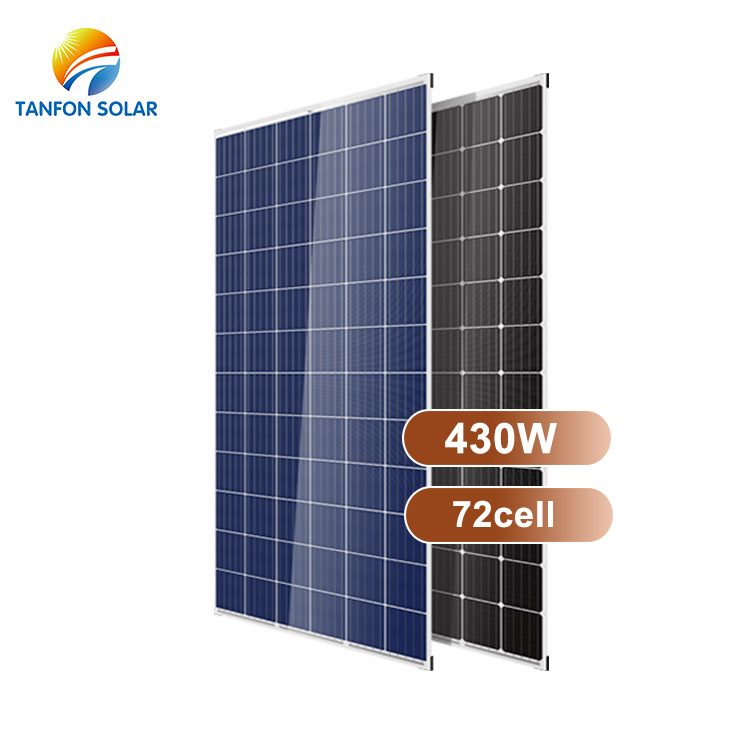 24V DC 430w Flexible Monocrystalline Solar Panel Top Quality In China