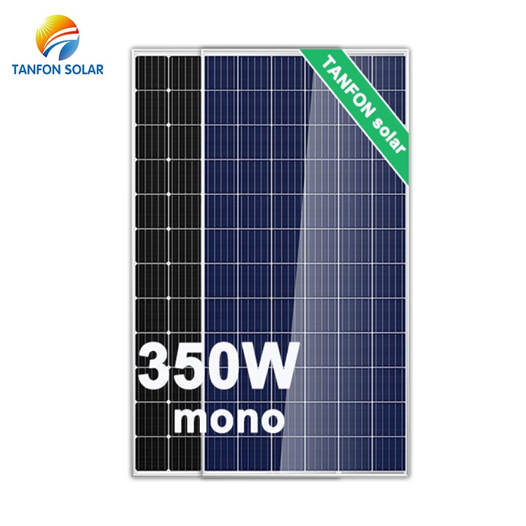 25 years warranty A grade poly 350w mono solar panels for off grid battery 