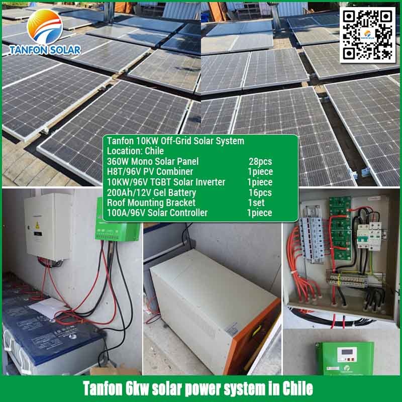 10kw Solar Panel Kit 10kva Off Grid Solar Power System Price