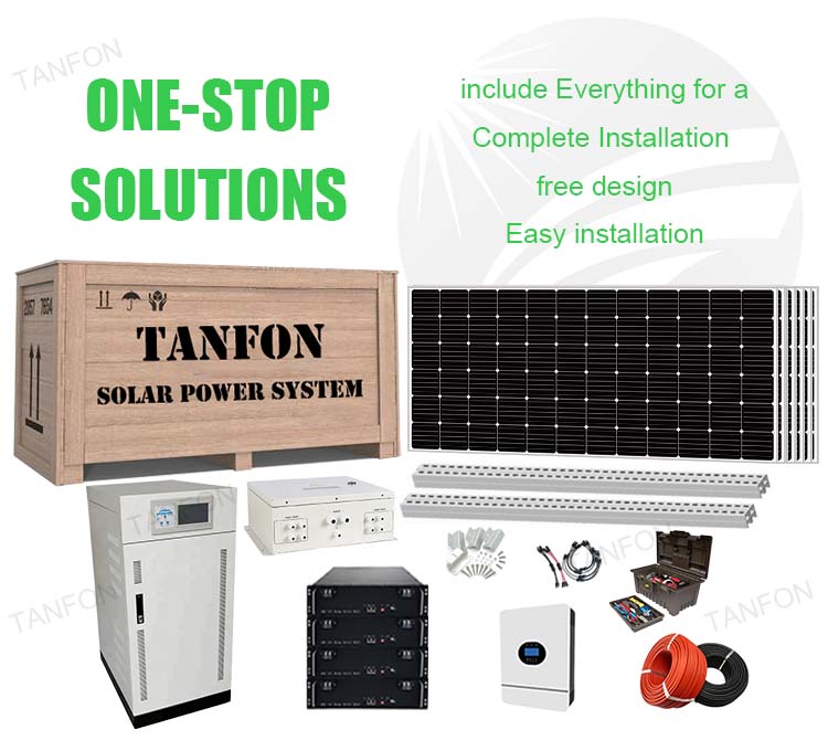 120KVA Solar Energy System Photovoltaic Solar Power System