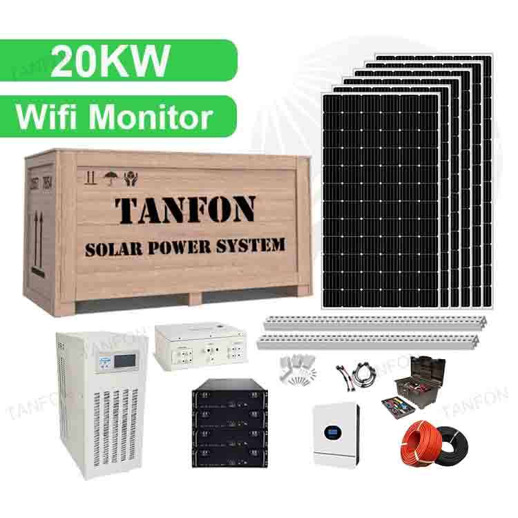 20KW 20000W Solar Energy System Ground Mount Solution Supplier