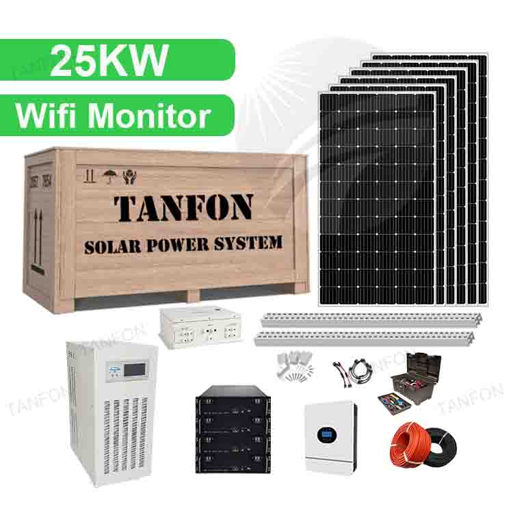25kw Solar Panels System Photovoltaic Energy Storage Systems