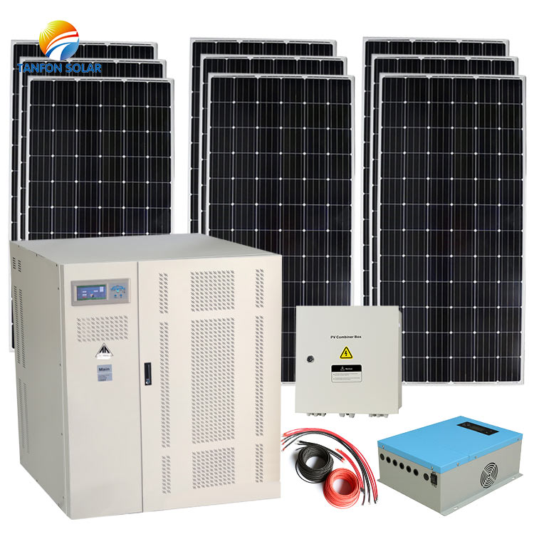Complete Off Grid Solar System 75kw Stand Alone Battery Home Solar Power