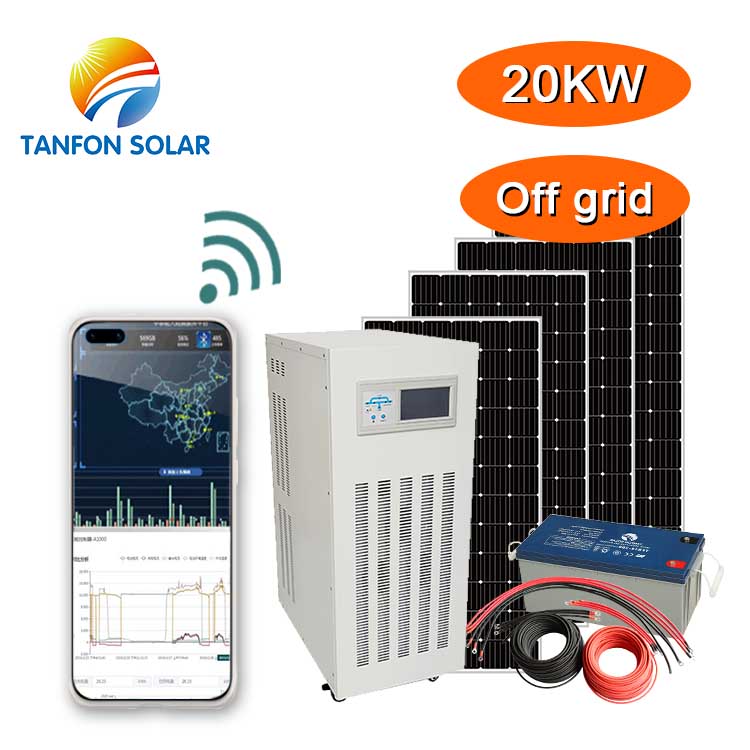 Average daily usage 20Kwh off grid solar power system