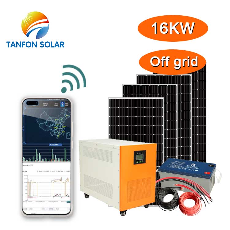 16kw 16kva Off Grid Solar Power System With Battery Storage