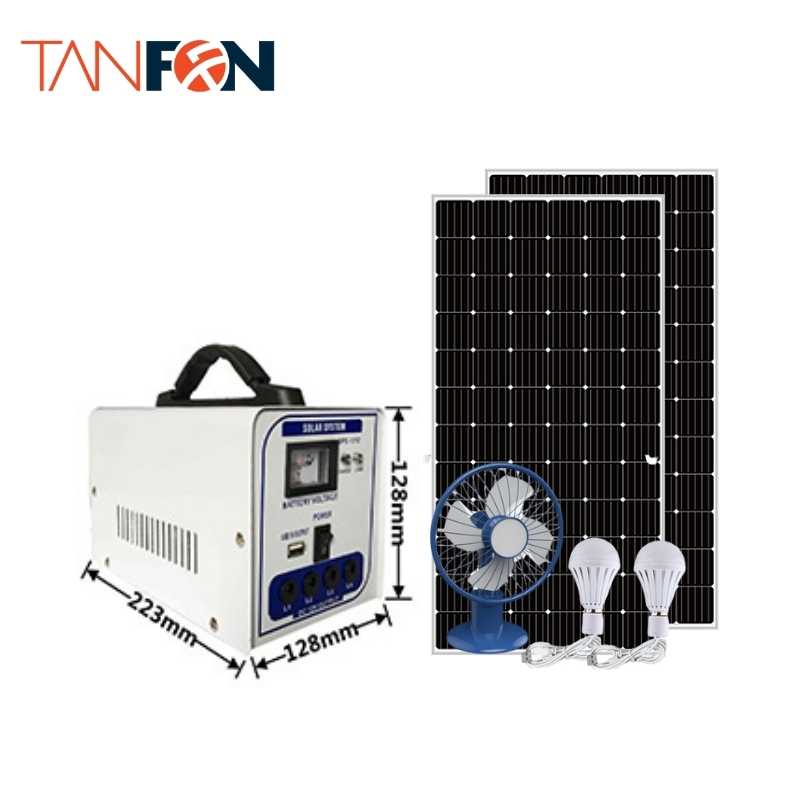 20W - 500W Optional Solar Panel Light Kit Wholesale