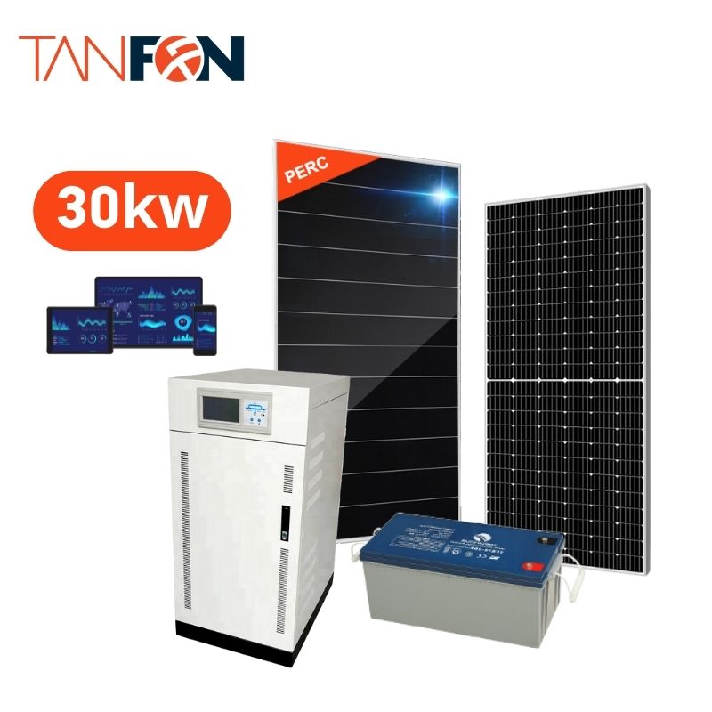 30KW 30KVA Off Grid On Grid Solar Energy System Supplier