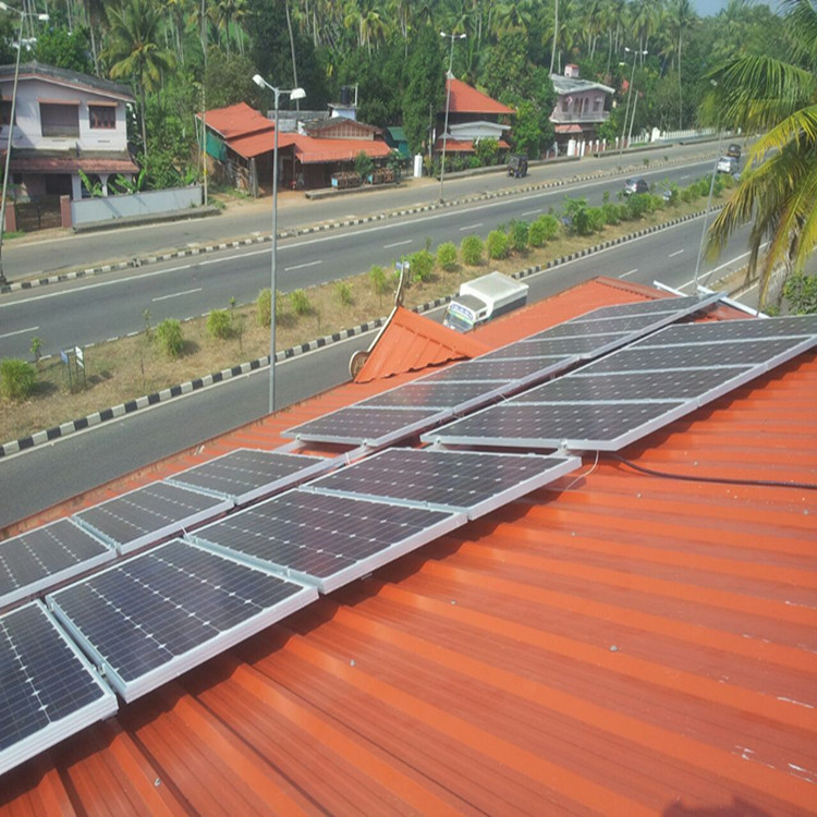 on Grid Solar Panel System 100kw 150kw 200kw 300kw High Quality for Commercial